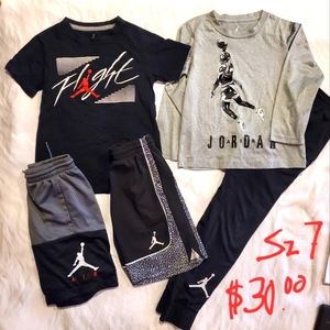 Boys Size 7 Nike Lot